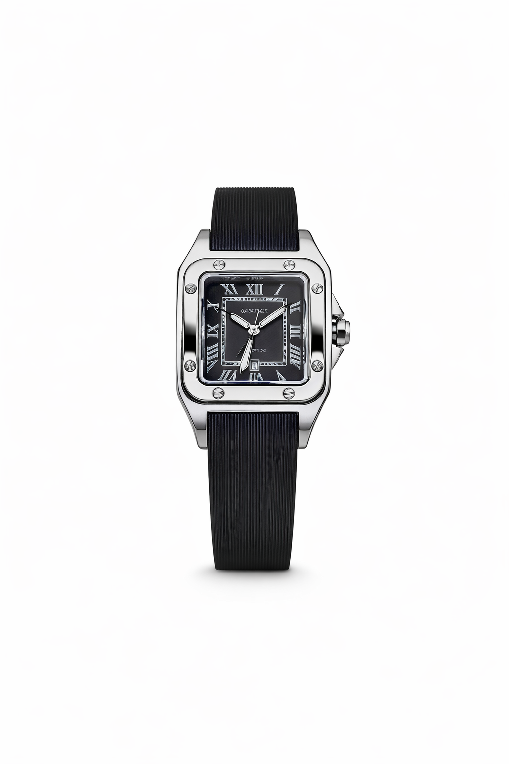 ساعت طرح کارتیر سانتوس بند رابر